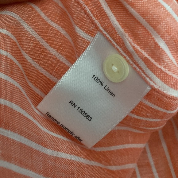 HINSON WU CHELSEA PERSIMMON WHITE SHIRT - Picture 6 of 6